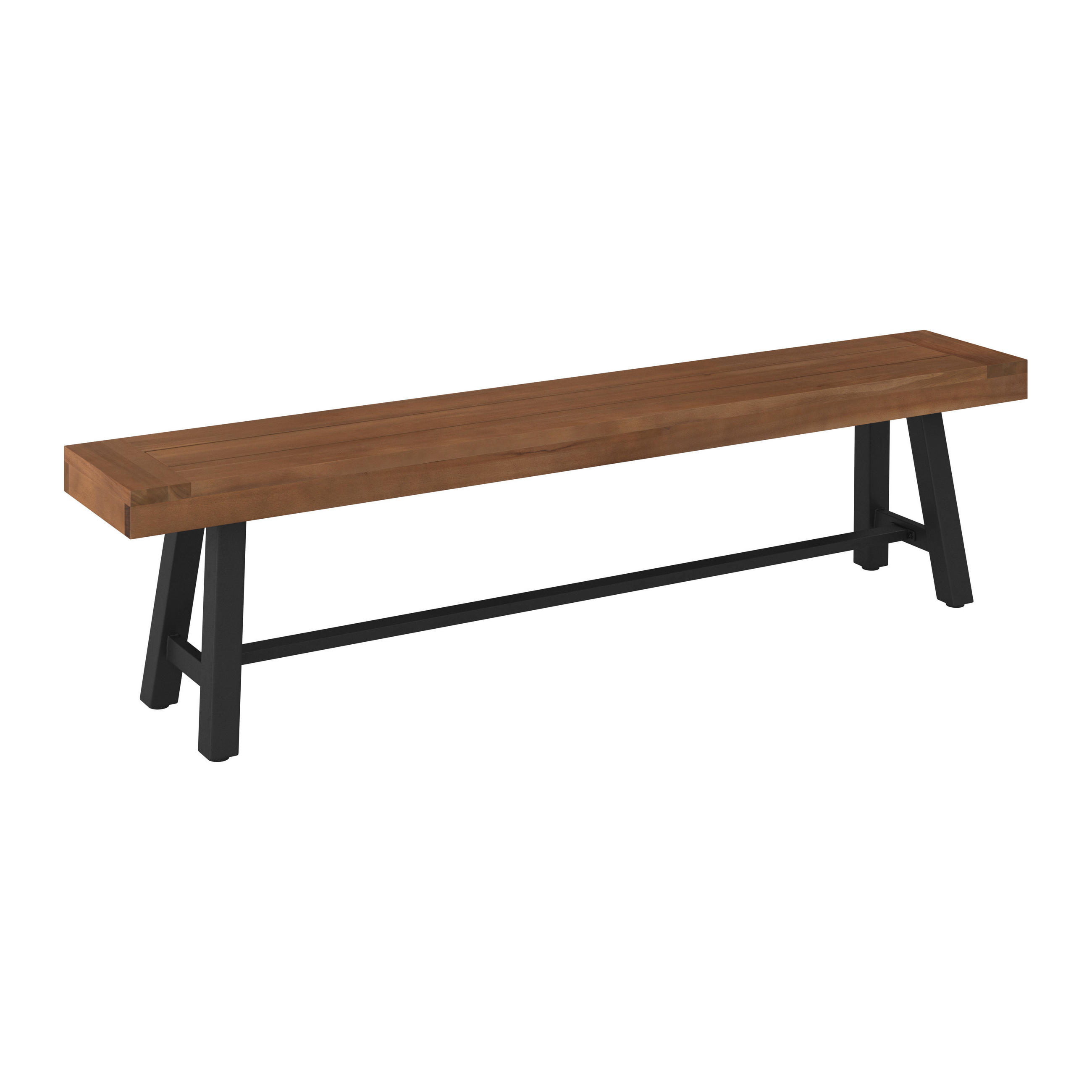 VRTNA KLUPA  bež  drvo      - bež/crna, Design, drvo (180/45/31cm) - Ambia Garden