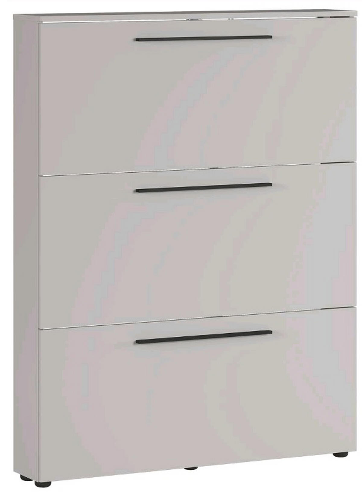 SCHUHKIPPER  in 100/129/19 cm  - Kaschmir/Schwarz, Basics, Holzwerkstoff/Kunststoff (100/129/19cm)