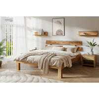 BETT 180/78 cm  in Eichefarben  - Eichefarben, MODERN, Holz (180/78cm) - MID.YOU