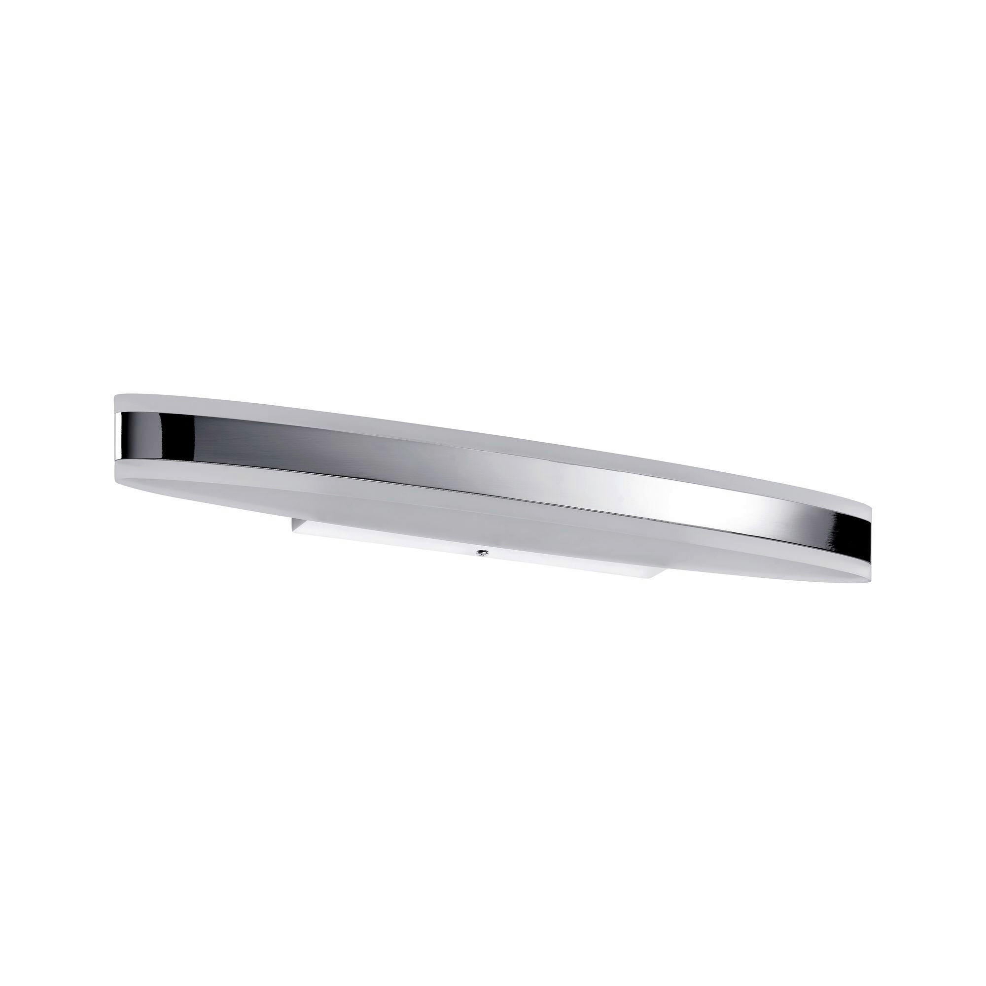 BADEZIMMER-WANDLEUCHTE 50/4,5 cm   - Chromfarben/Weiß, Basics, Metall (50/4,5cm) - Paulmann