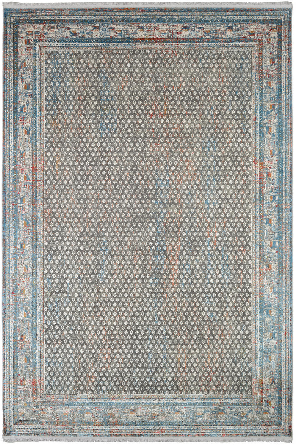 WEBTEPPICH 200/290 cm Monza Grau, Multicolor  - Multicolor/Grau, KONVENTIONELL, Textil (200/290cm) - Dieter Knoll