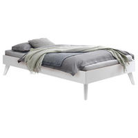BETT 90/200 cm  in Weiß  - Weiß, KONVENTIONELL, Holz (90/200cm) - Hasena