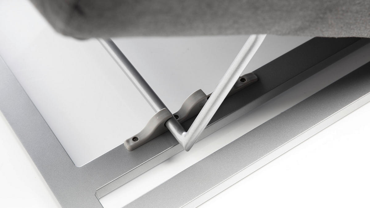 SONNENLIEGE 90/33/213 cm  - Anthrazit/Silberfarben, Basics, Kunststoff/Textil (90/33/213cm) - Kettler