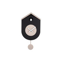 WANDUHR  Schwarz  - Schwarz, Basics (17.5/9/33cm) - Karlsson