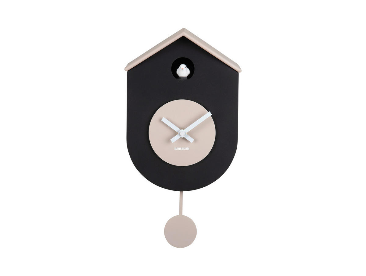 WANDUHR  Schwarz  - Schwarz, Basics (17.5/9/33cm) - Karlsson