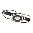 LED-DECKENLEUCHTE 60/28/6,5 cm  - Schwarz, Basics, Kunststoff/Metall (60/28/6,5cm) - Boxxx