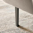 ECKSOFA in Chenille Beige  311/167 cm  - Beige/Schwarz, Design, Textil/Metall (311/167cm) - Xora