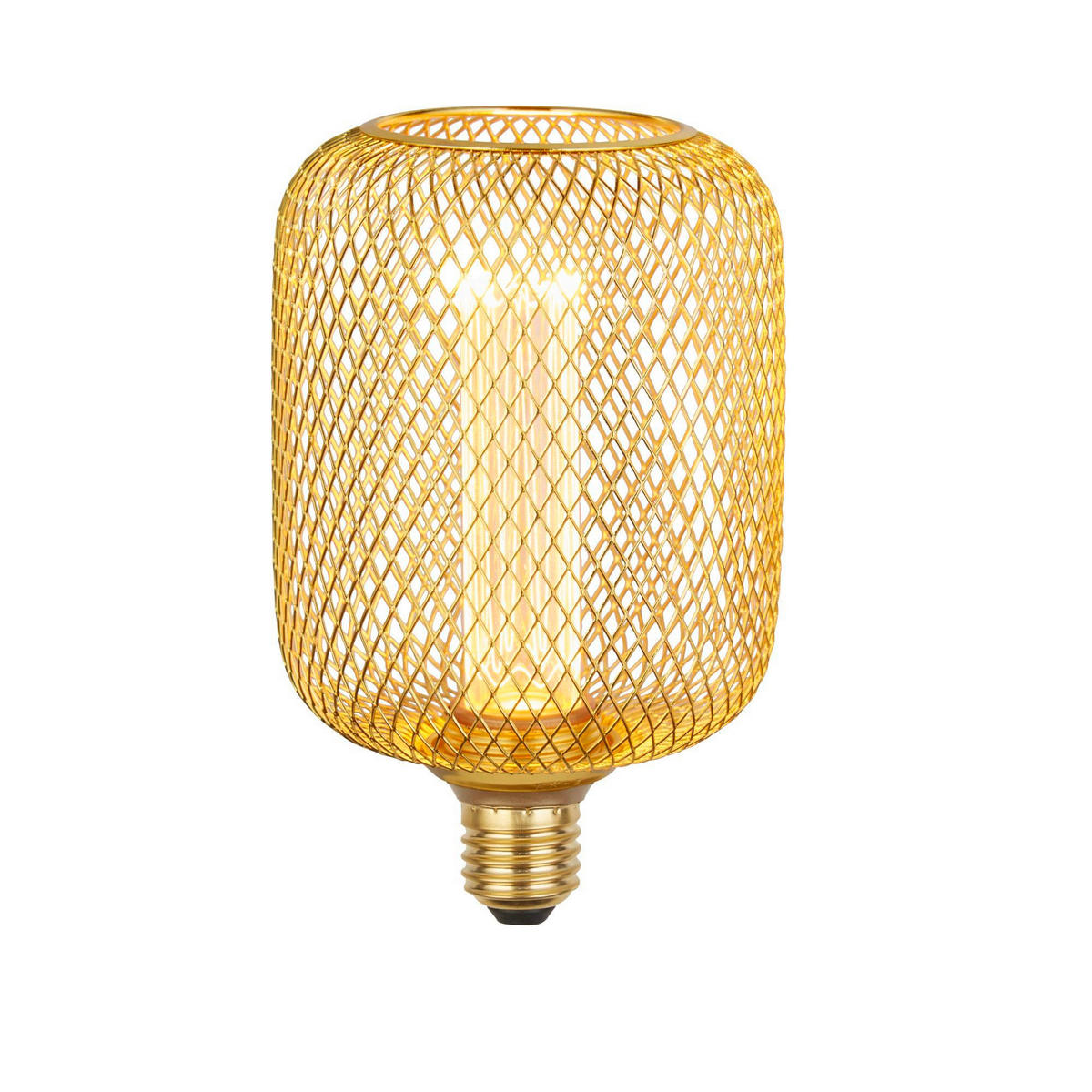 LED-LEUCHTMITTEL   E27 120 lm  - Goldfarben, Basics, Glas/Metall (10/17cm) - Searchlight