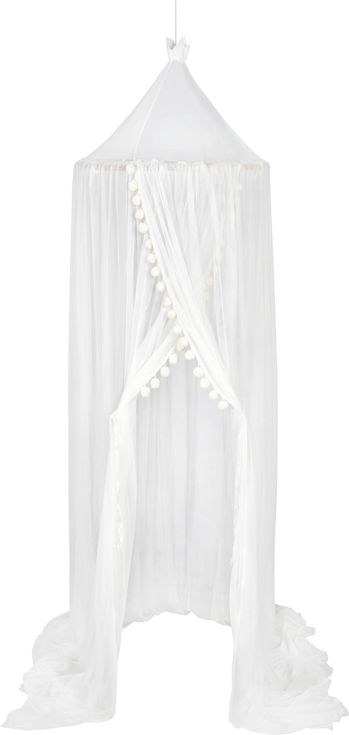 BALDAHIN        71/235 cm   tkano  bela  - bela, Basics, tekstil (71/235cm) - Patinio