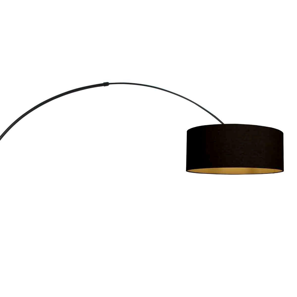 STEHLEUCHTE SPARKLED LIGHT 50/240/230 cm  - Schwarz, Trend, Textil/Metall (50/240/230cm)