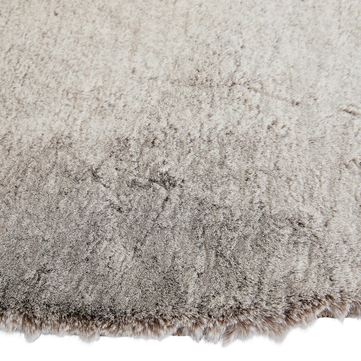 HOCHFLORTEPPICH 160 cm Braun, Weiß  - Braun/Weiß, Basics, Textil (160cm) - Novel