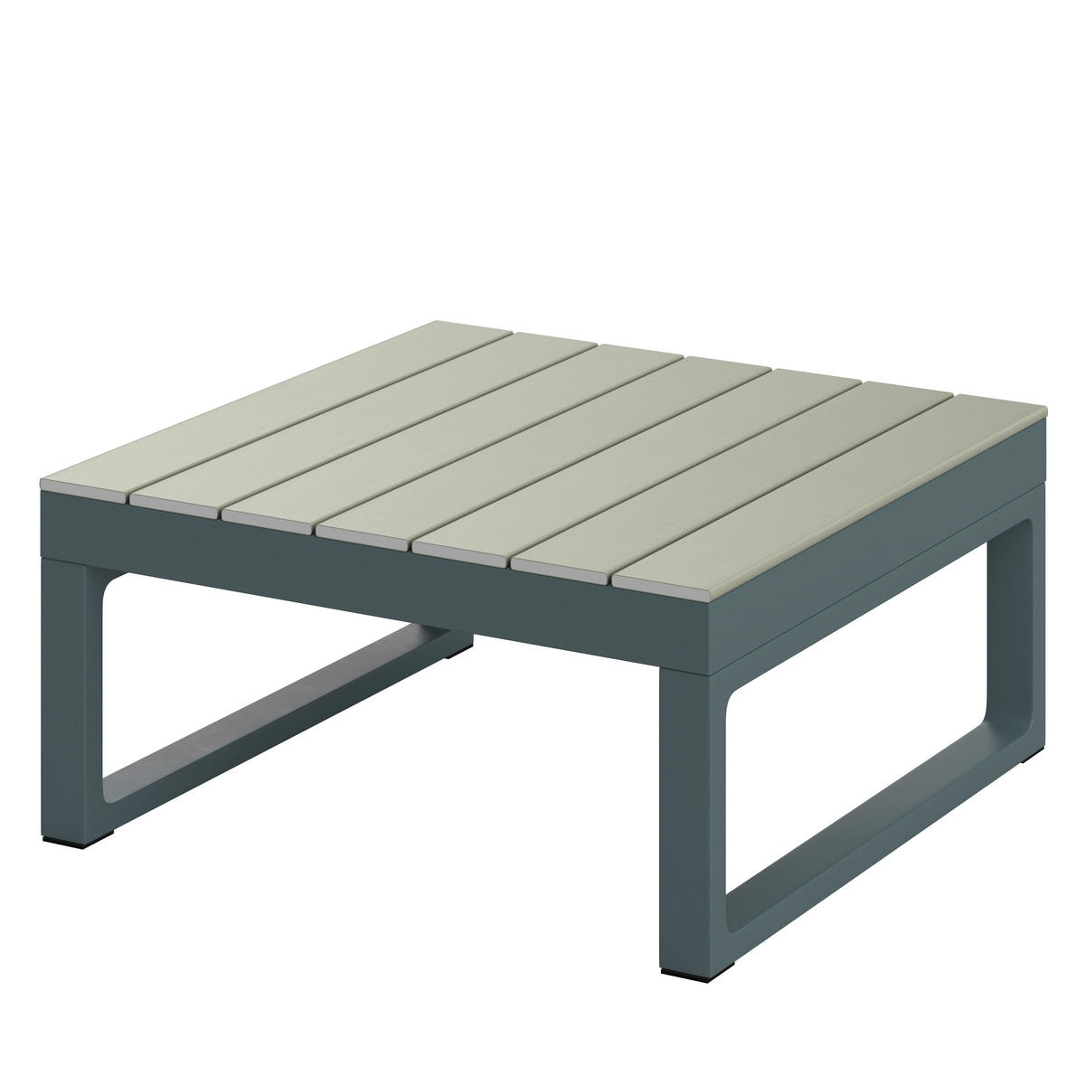 LOUNGEGARNITUR Aluminium  - Dunkelgrau/Beige, MODERN, Textil/Metall - Ambia Garden