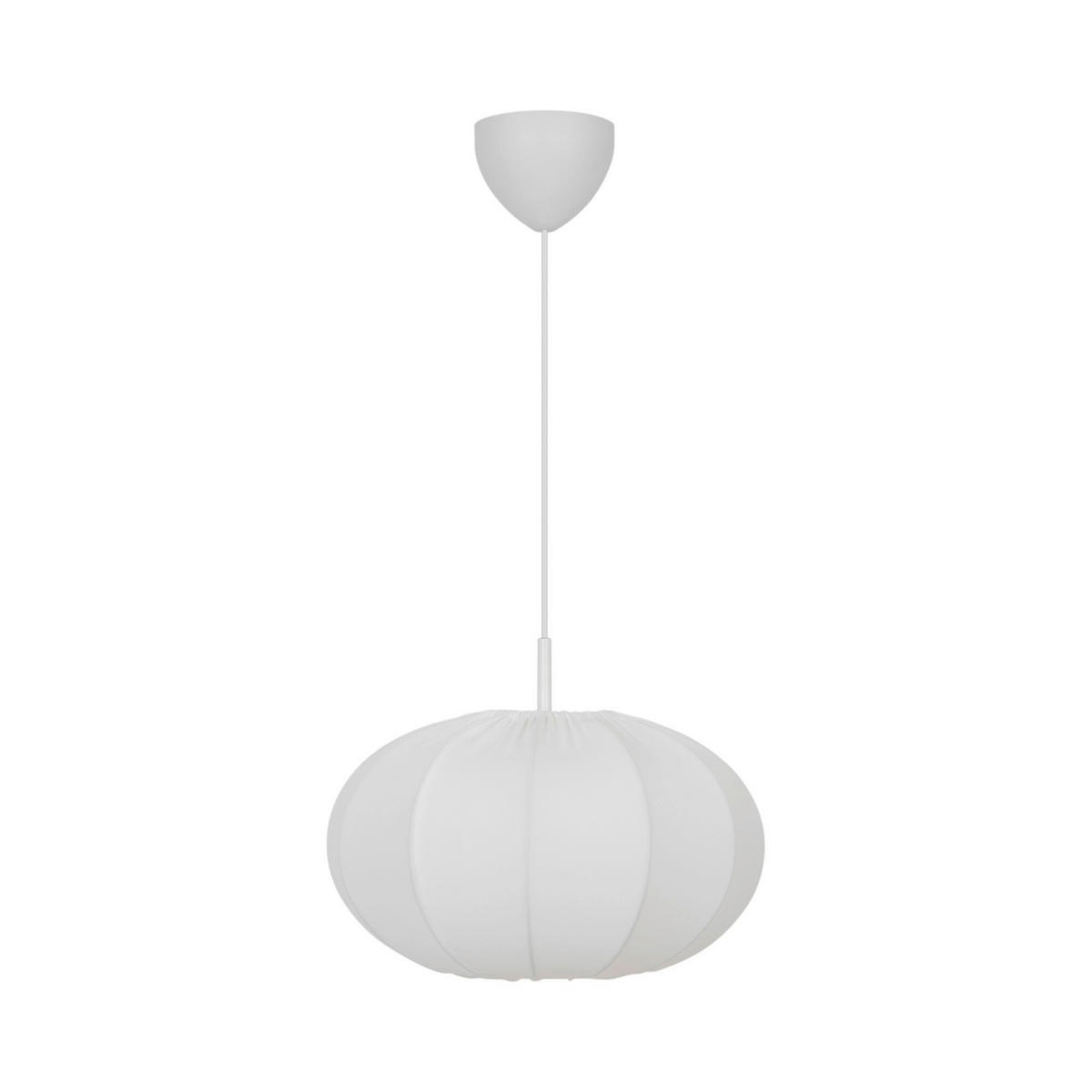 PENDELLEUCHTE Aeron 30/40/40 cm  - Weiß, Design, Textil (30/40/40cm) - Nordlux