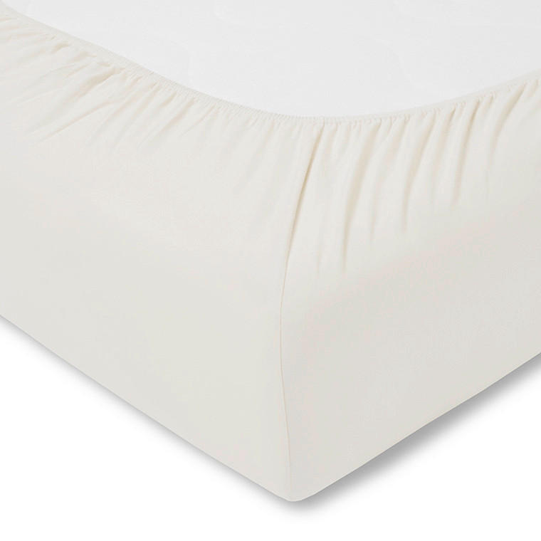SPANNBETTTUCH Exquisit Single-Jersey  - Magnolie, Basics, Textil (100/200cm) - Estella