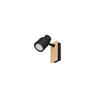 STRAHLER PIERRE 14/15/6 cm   - Schwarz/Kieferfarben, Natur, Holz/Metall (14/15/6cm)