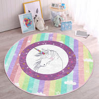 KINDERTEPPICH 150/150 cm Multicolor rund  - Multicolor, Basics, Textil (150/150cm)