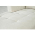 WOHNLANDSCHAFT Beige Chenille  - Beige/Schwarz, KONVENTIONELL, Textil/Metall (160/340/188cm) - Xora