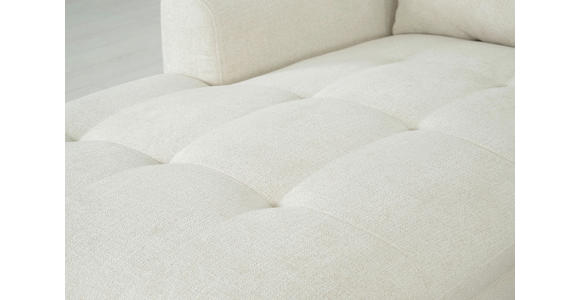 WOHNLANDSCHAFT Beige Chenille  - Beige/Schwarz, KONVENTIONELL, Textil/Metall (160/340/188cm) - Xora