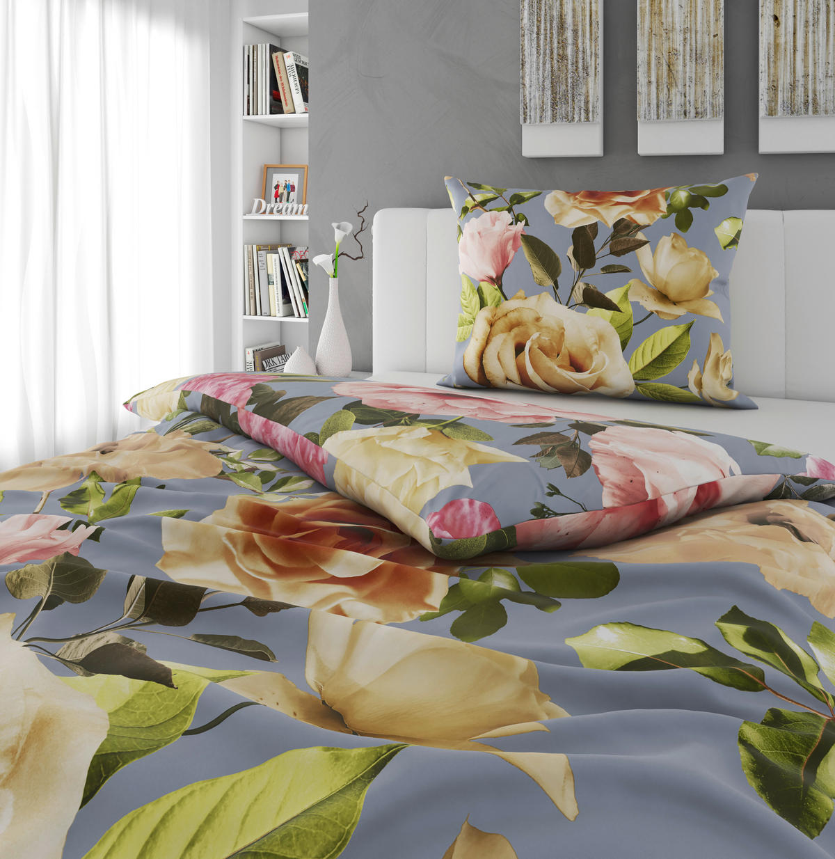 BETTWÄSCHE 2-teilig Flanell 140/200 cm  - Multicolor, Textil (140/200cm) - Novel
