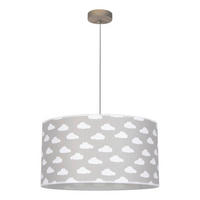 HÄNGELEUCHTE 93851361 FIETE 45/45/125 cm  - Grauweiß, Design, Textil (45/45/125cm)