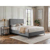 BOXSPRINGBETT 120/200 cm  in Grau  - Schwarz/Naturfarben, MODERN, Holzwerkstoff/Textil (120/200cm) - MID.YOU