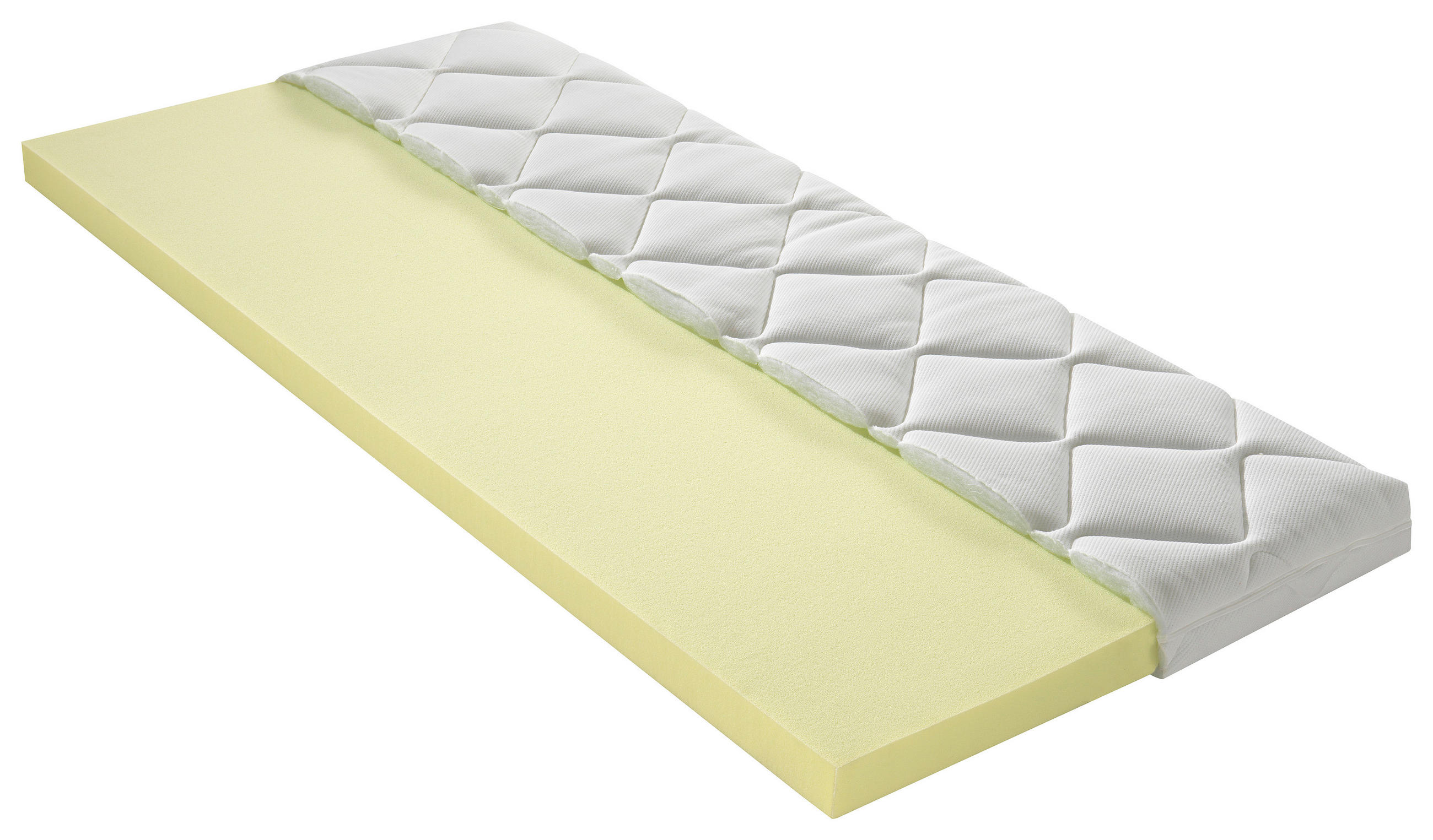 TOPPER Höhe ca. 9 cm  - Weiss, Basics, Textil (80/200cm) - Dieter Knoll