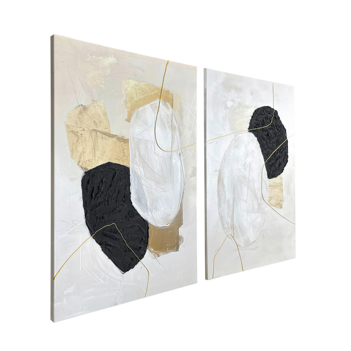 BILDERSET 50/70 cm  - Multicolor, Basics, Holz/Textil (50/70cm)