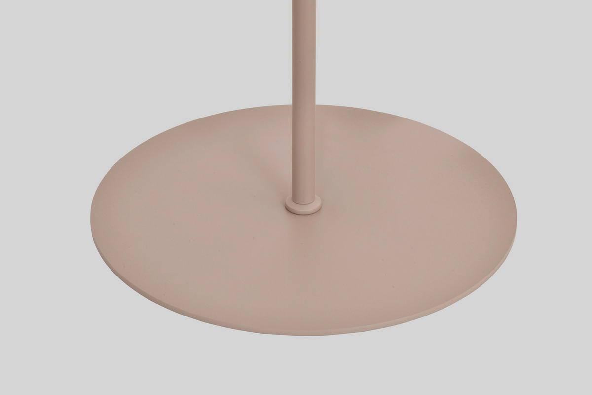 LED-STEHLEUCHTE Luberon 32,5/151/32,5 cm  - Sandfarben/Schwarzchrom, Design, Glas/Kunststoff (32,5/151/32,5cm)