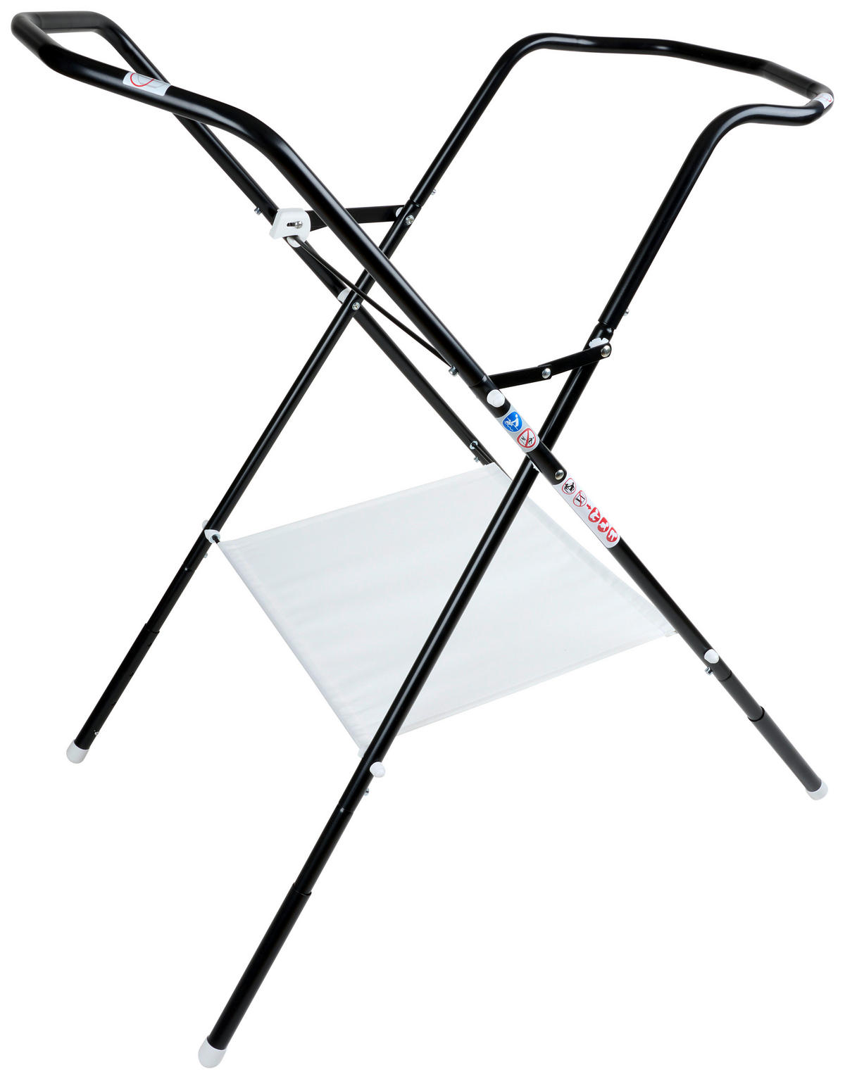 BADEWANNENSTÄNDER ECO  - Schwarz, Basics, Kunststoff/Metall (86/58/100cm) - My Baby Lou