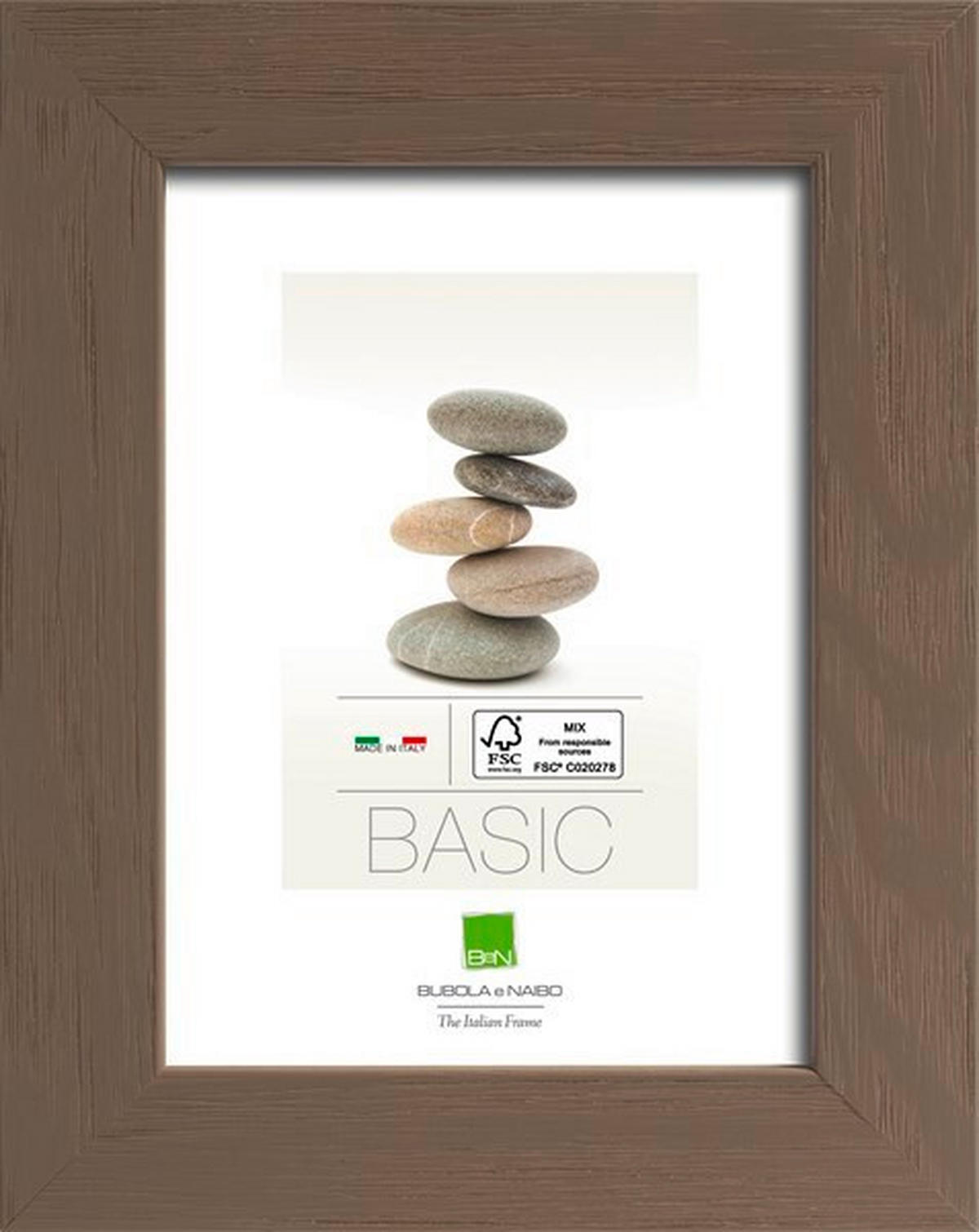 RAHMEN 10/15 cm  - Taupe, KONVENTIONELL, Glas/Holz (10/15cm)