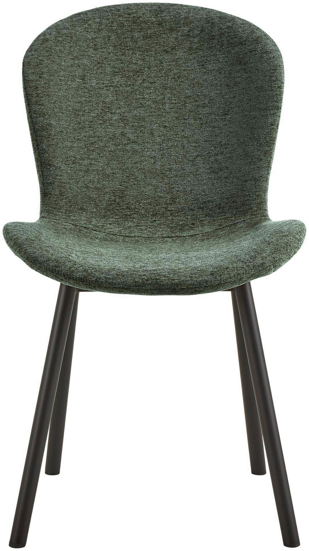 STOL 2 styck  flatväv  grön, svart  - grön/svart, Trend, metall/textil (50/86/58cm) - Best Price
