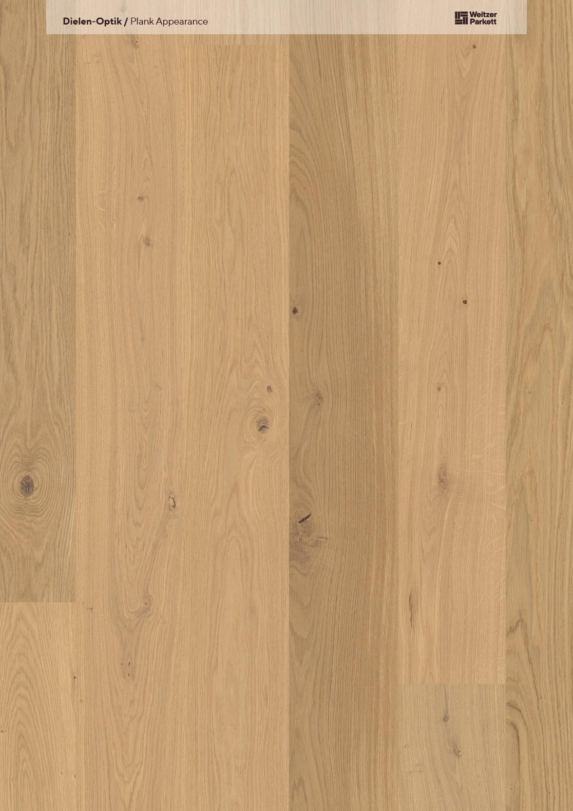 LANDHAUSDIELE, Eiche Kaschmir GESUND-DIELE  per  m² - Design, Holz (180/17,5/1,1cm) - Weitzer Parkett