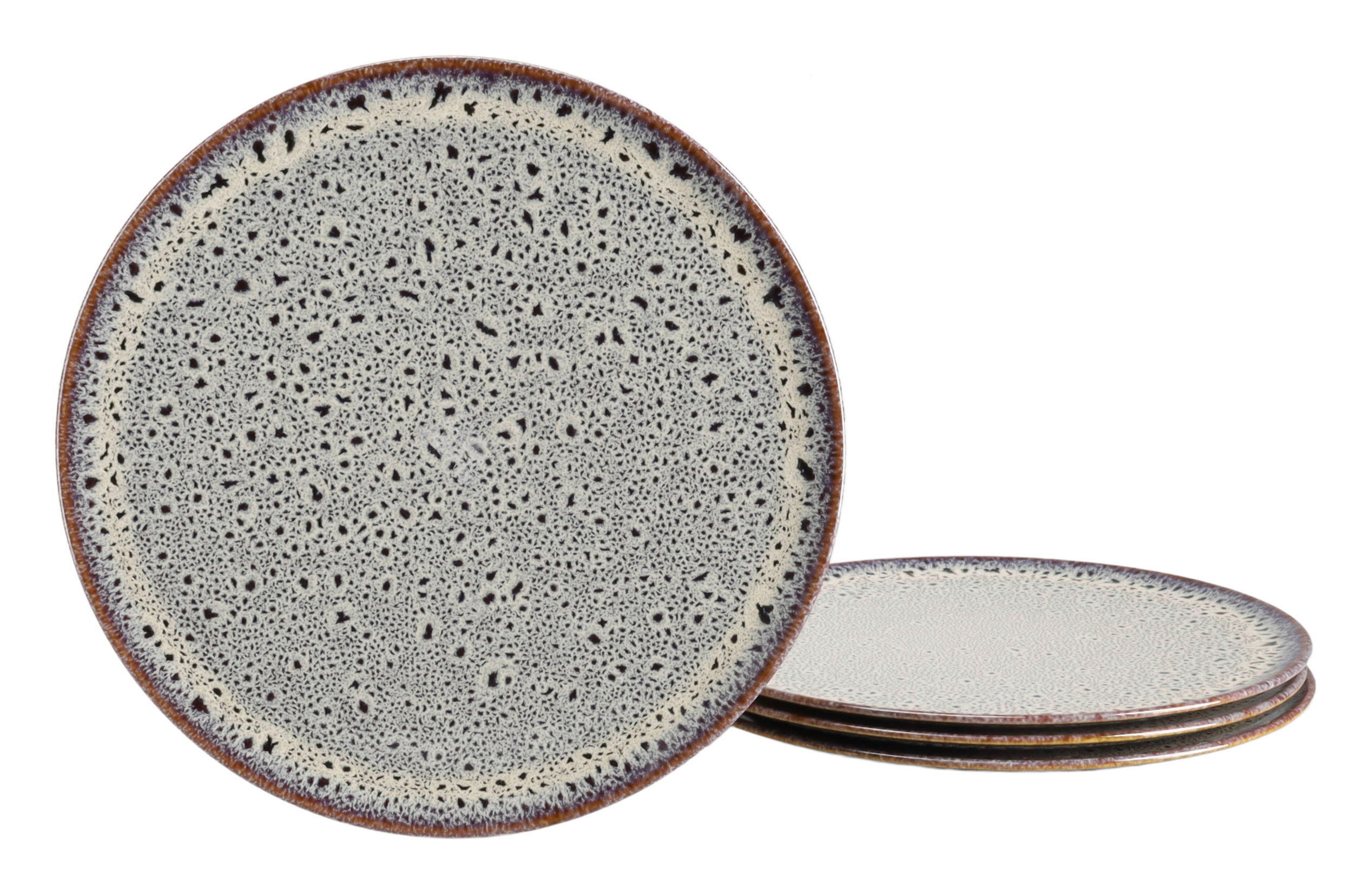 PIZZATELLER Steinzeug 4-teilig  - Creme, Basics, Keramik (33cm) - Creatable