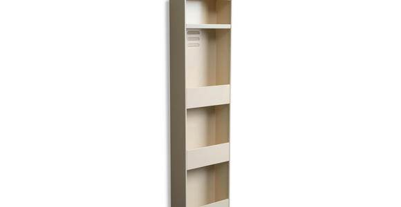 SCHUHSCHRANK  in 29/176/12 cm  - Creme, Design, Metall (29/176/12cm) - Xora