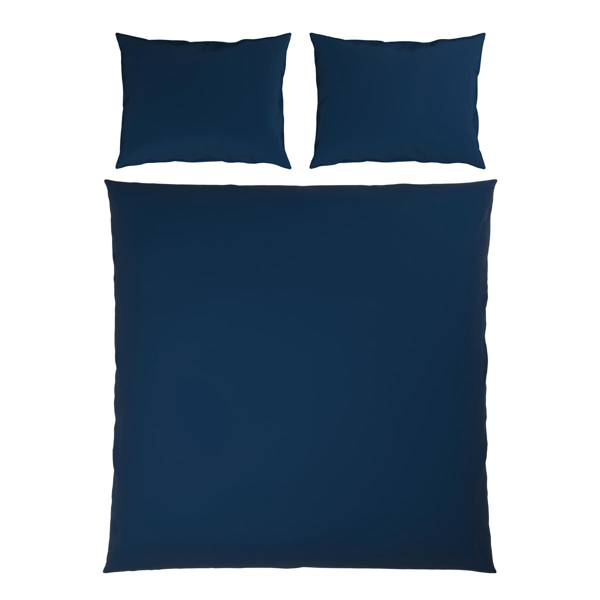 BETTWÄSCHESET Mavie Satin 200/210 cm  65 cm/100 cm  - Blau, Konventionell, Textil (200/210cm) - Novel