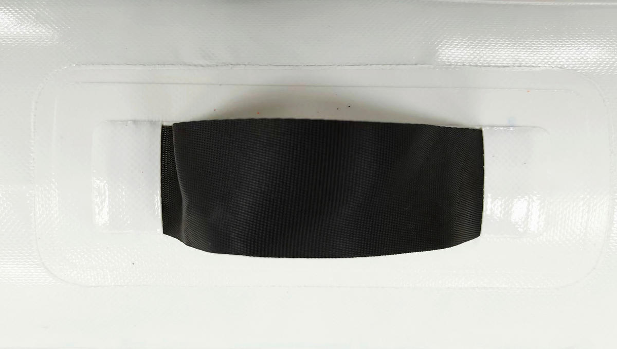 GYMNASTIKMATTE AIR BLOCK  - Türkis/Weiß, MODERN, Kunststoff (100/60/20cm)