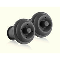 ČEP ZA BOCE  - siva, Konvencionalno, plastika (3,2/3,2/4cm) - Vacu Vin