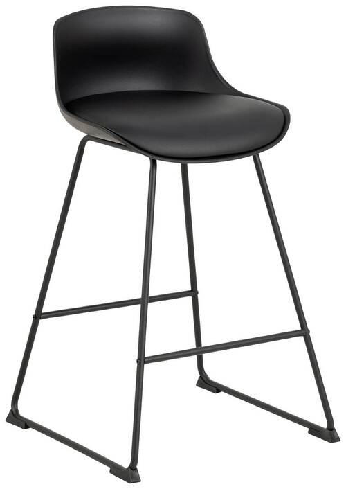 Besucherstuhl Tina Gepolstert Schwarz Bis 110 Kg