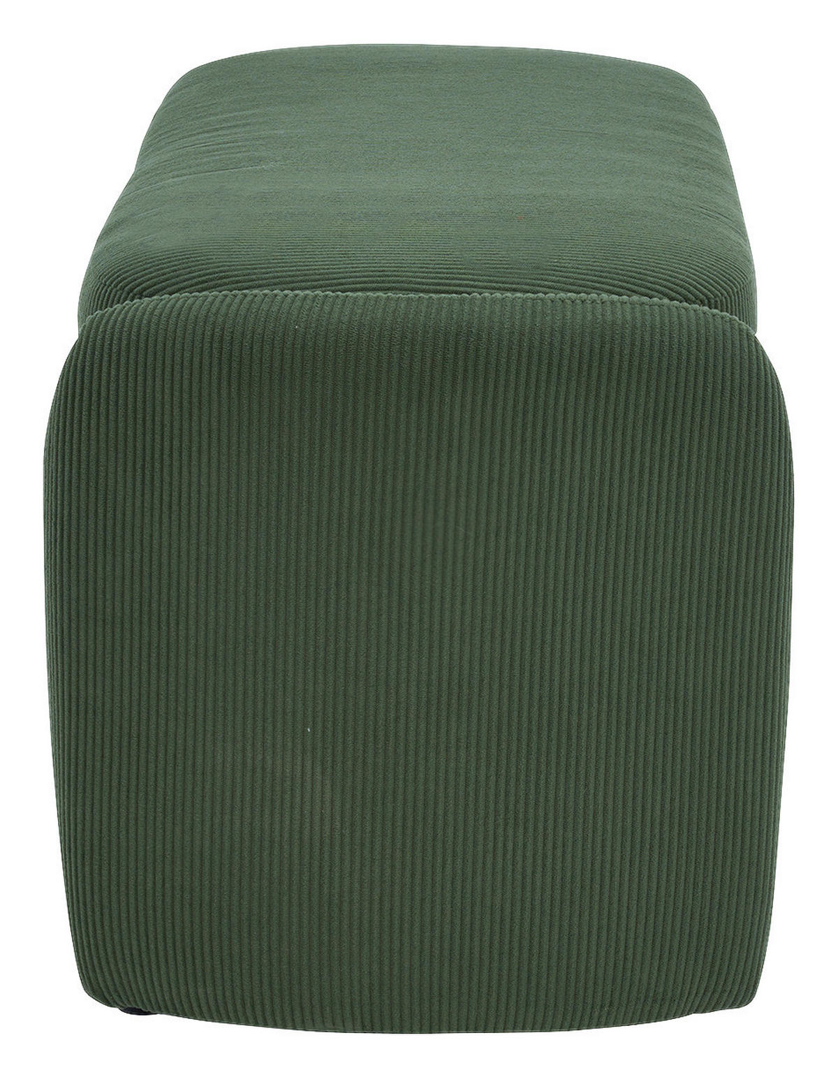 HOCKERBANK in Textil Grün  - Schwarz/Grün, Design, Kunststoff/Textil (114/47/42cm) - P & B