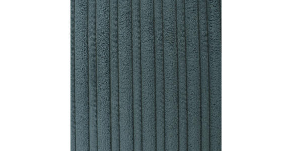 ECKSOFA in Cord Blau  173/276 cm  - Blau/Schwarz, KONVENTIONELL, Textil/Metall (173/276cm) - Carryhome
