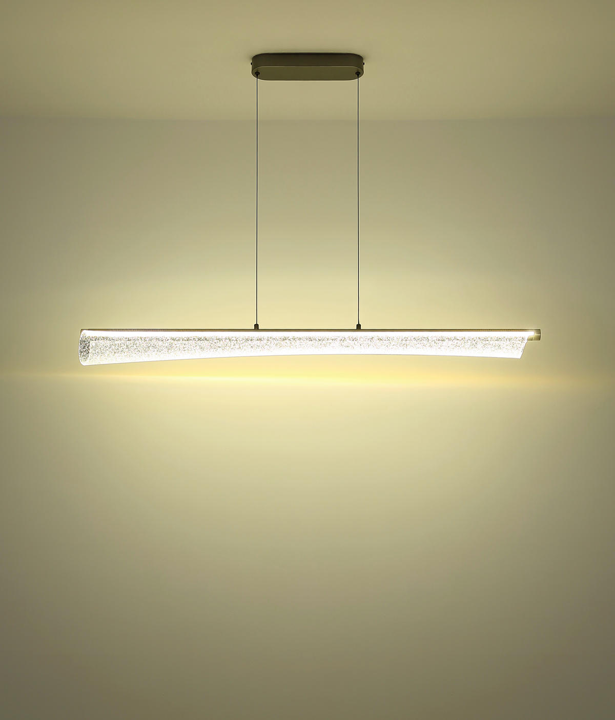 LED-HÄNGELEUCHTE 121/13,5/120 cm  - Klar/Anthrazit, Design, Kunststoff/Metall (121/13,5/120cm) - Globo