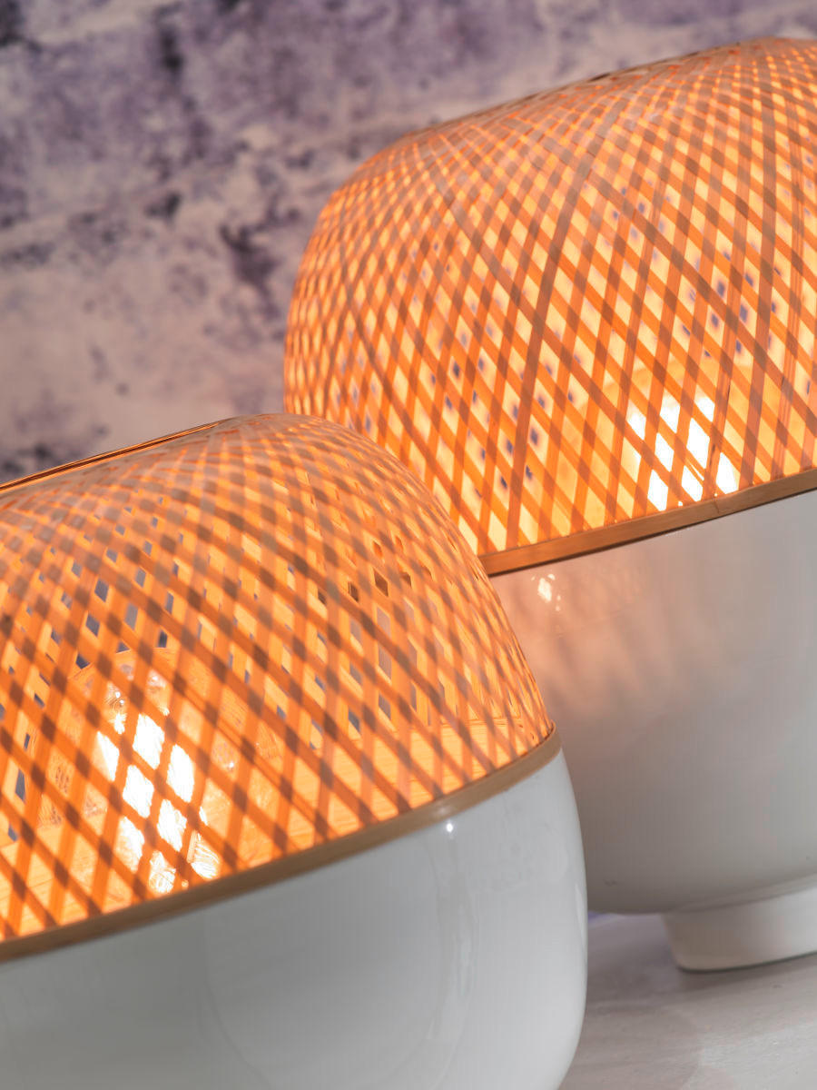 BORDSLAMPA GOOD&MOJO  30/33 cm   - vit/naturfärgad, Trend (30/33cm) - Good & Mojo