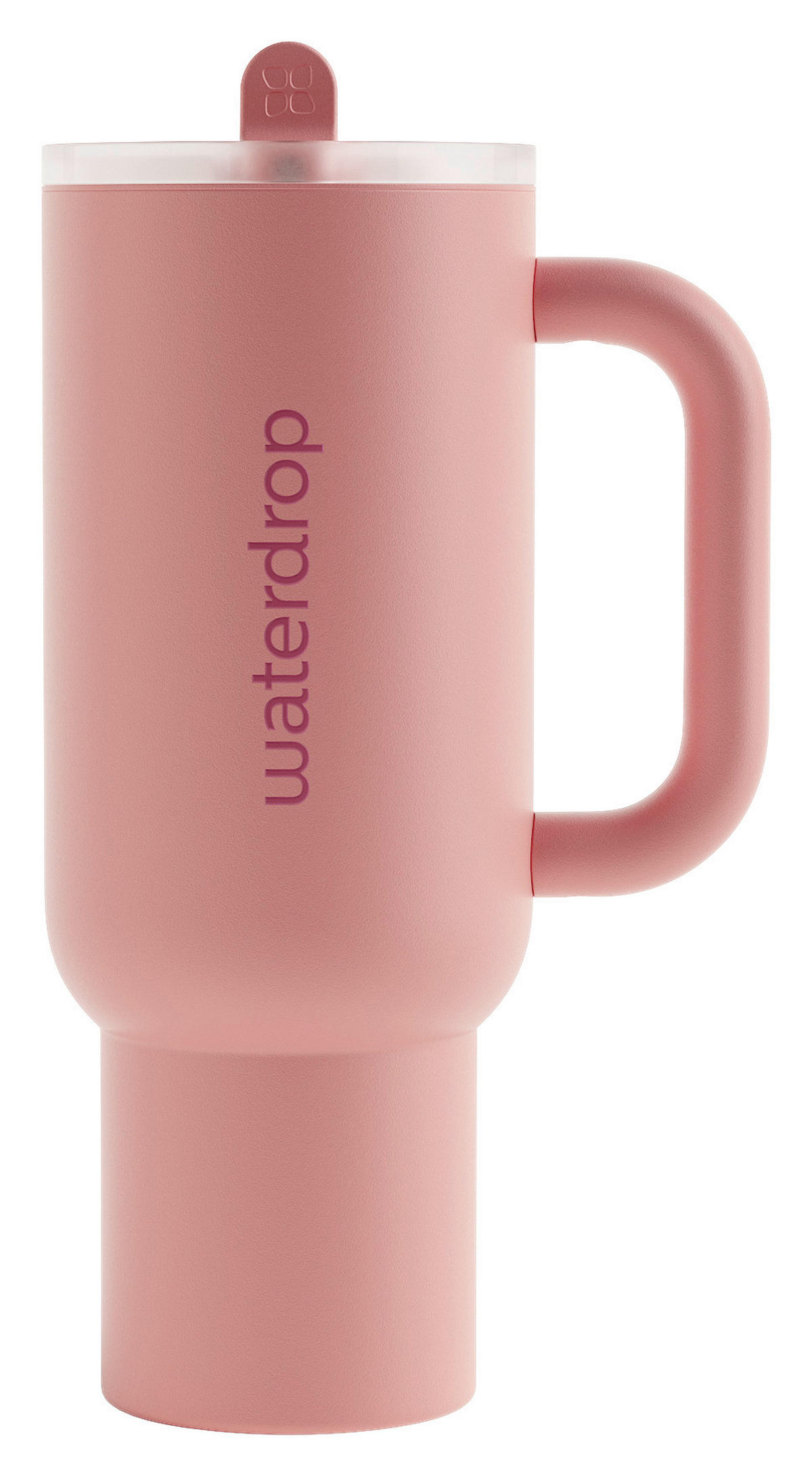 THERMOBECHER 1,1 l  - Altrosa, Basics, Kunststoff/Metall (1,1l) - waterdrop