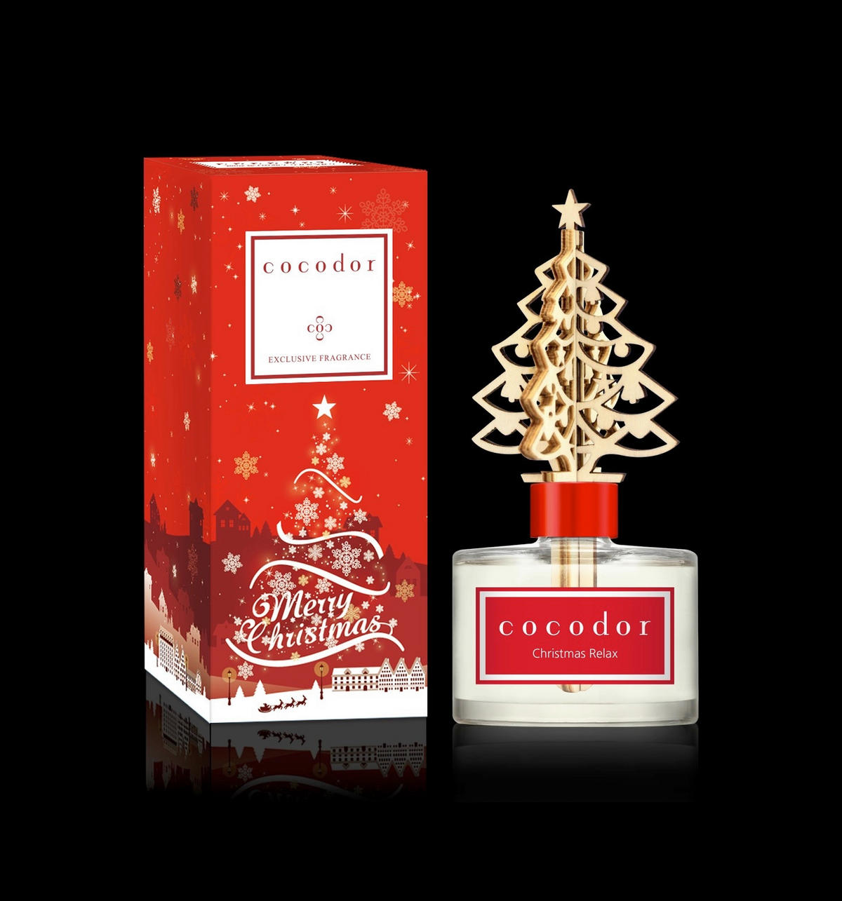 DIŠAVA ZA PROSTOR  - rdeča, Basics, steklo (200ml)