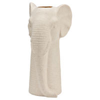 VASE  - Weiß, Basics, Keramik (13/25/12cm)