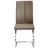 SCHWINGSTUHL Lederlook Edelstahlfarben, Taupe - Taupe/Edelstahlfarben, Design, Textil/Metall (44/103/60cm) - Novel