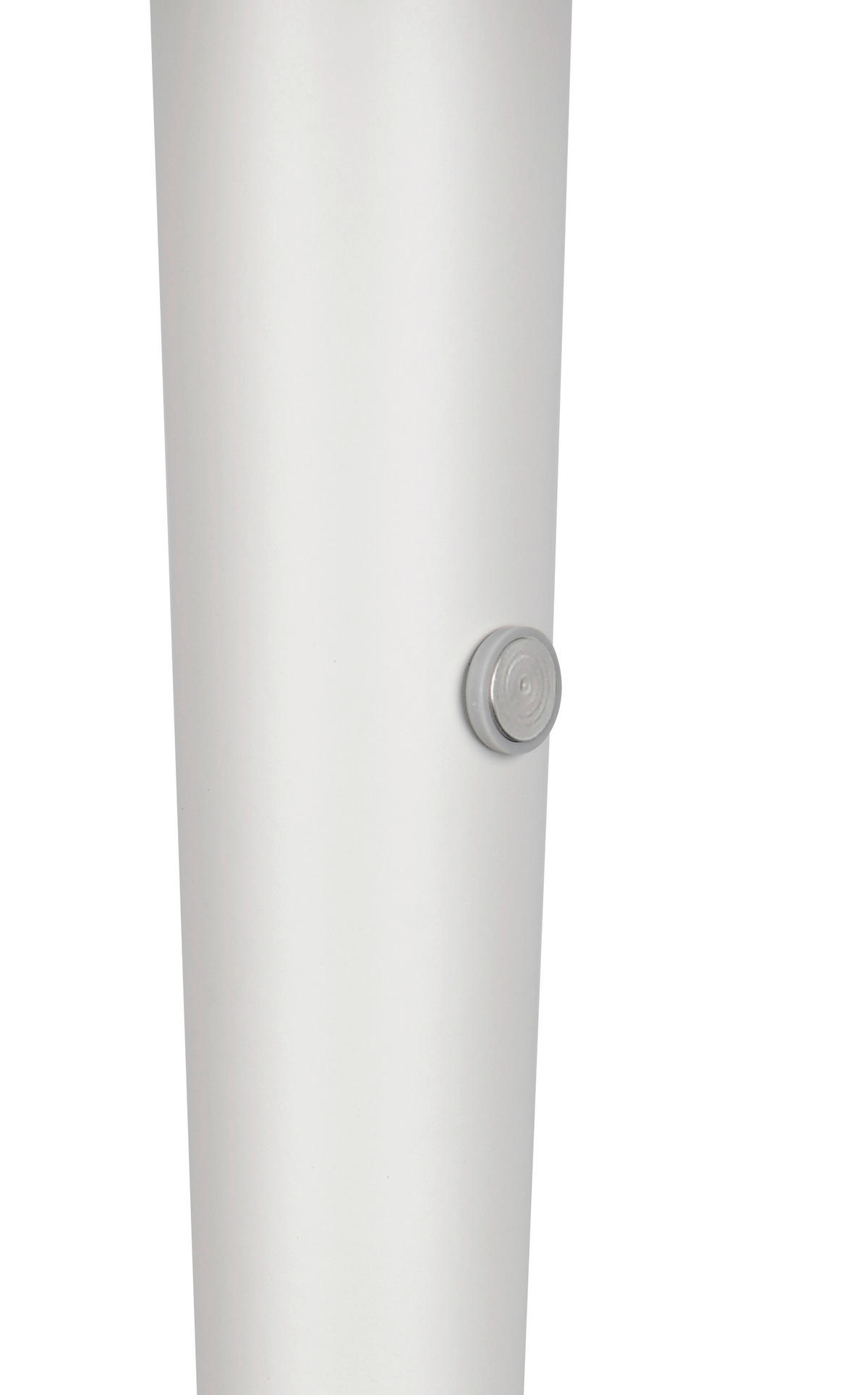 LED-STEHLEUCHTE - Transparent/Grau, Basics, Kunststoff/Metall (22/130,5cm)