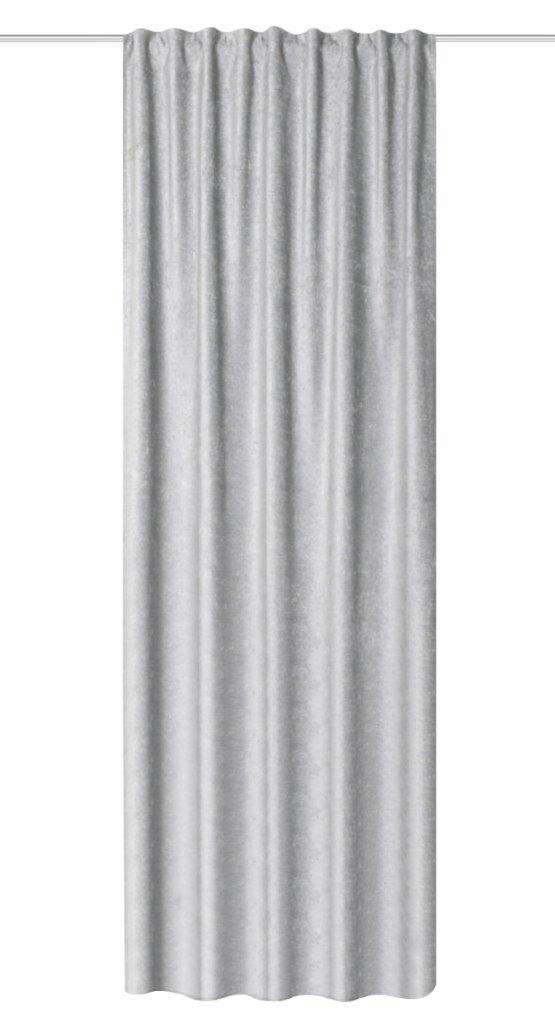 FERTIGVORHANG blickdicht  - Grau, Basics, Textil (135/245cm)
