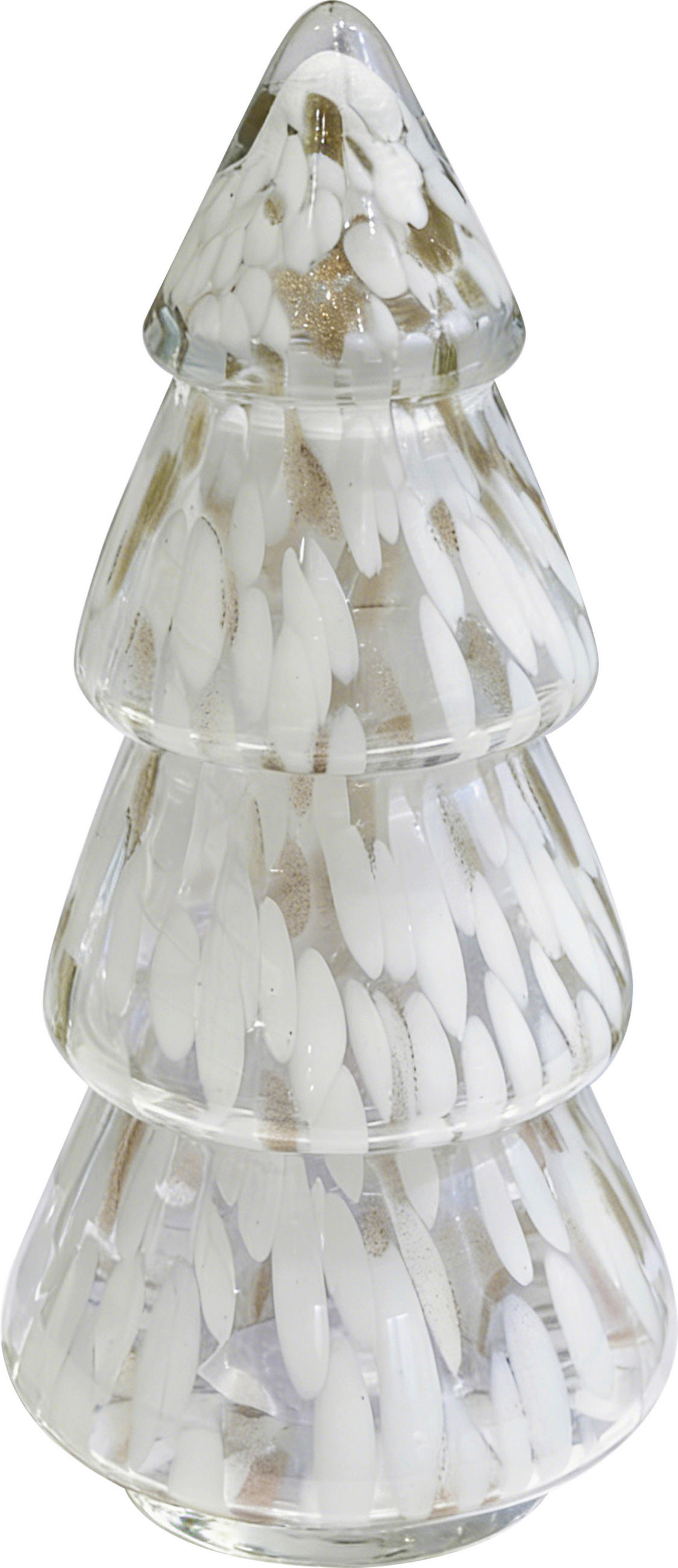 DEKORATIONSTRÄD  - vit, Lifestyle, glas/plast (17/36cm) - X-Mas