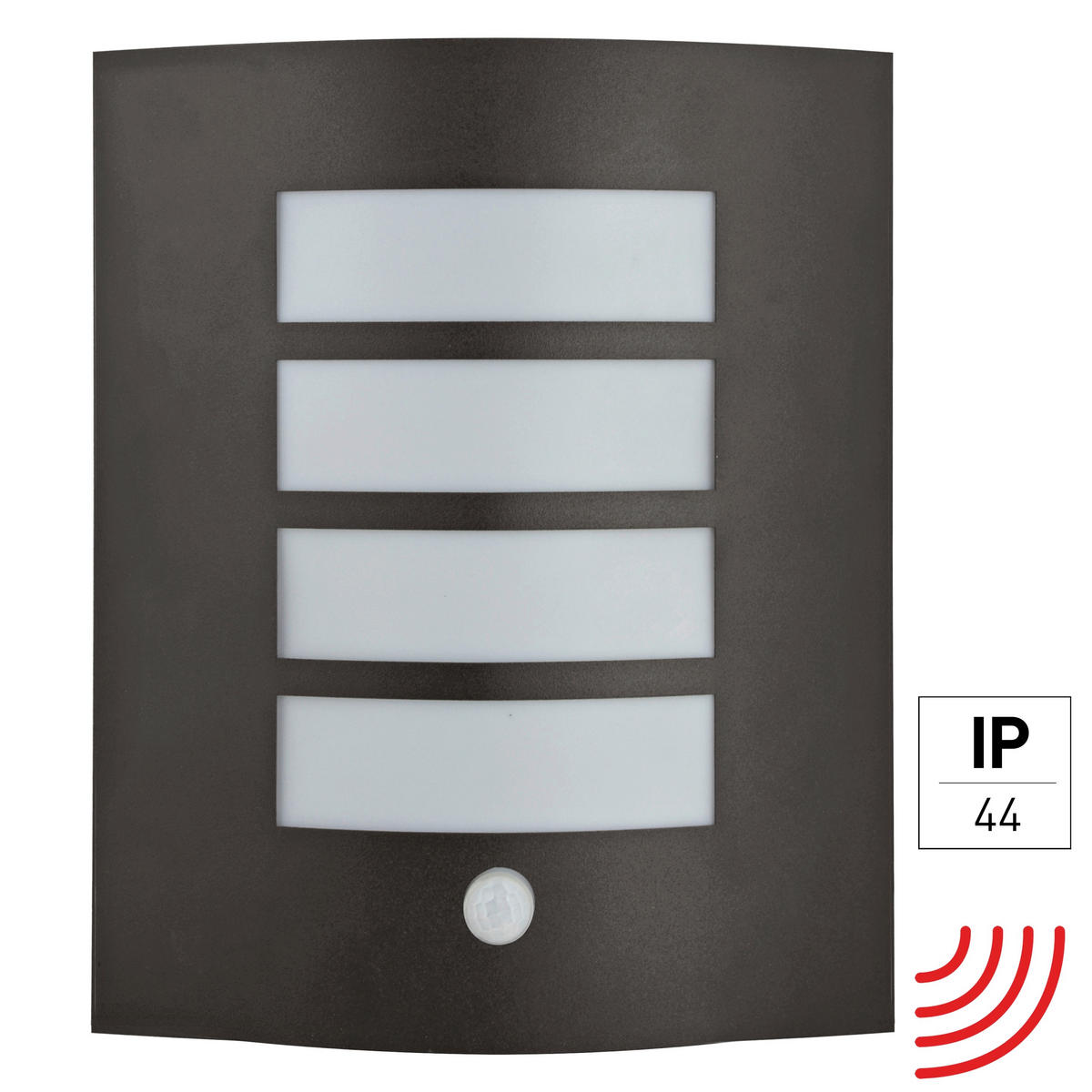 AUßENWANDLEUCHTE Tauri 23/11,5/29 cm   - Schwarz, KONVENTIONELL, Metall (23/11,5/29cm)